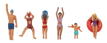 Beim Baden und Schwimmen