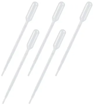 Pipetten, Kunststoff, 5 Stück