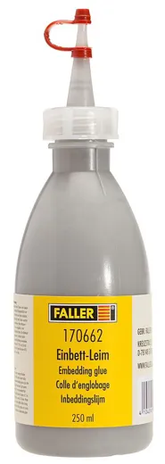 Einbett-Leim, schottergrau, 250 ml