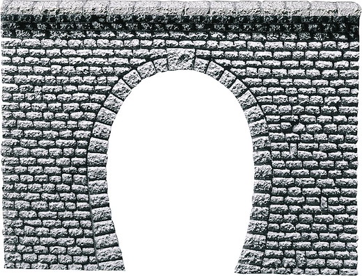 Dekorplatte Tunnelportal Profi, Naturstein-Quader