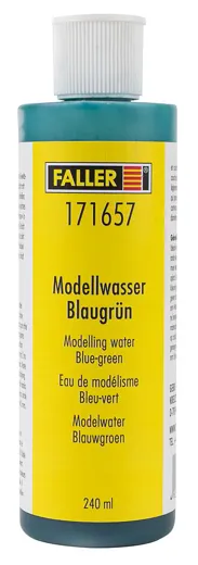 Modellwasser, blaugrün