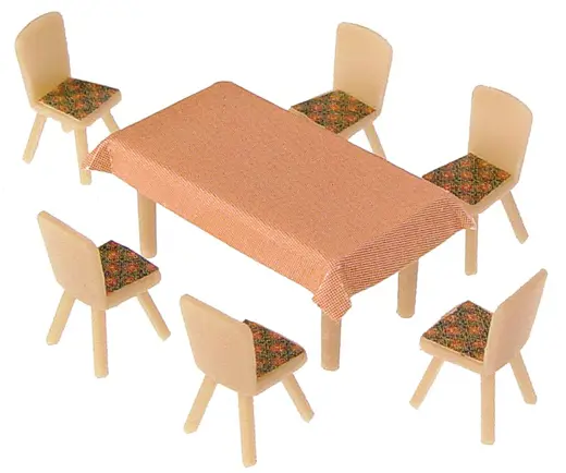 4 Tische und 24 Stühle