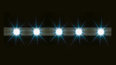 2 LED-Lichtleisten, weiss