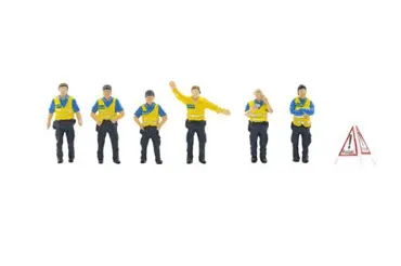 Polizei-Kontrolle CH 2, Warnweste gelb