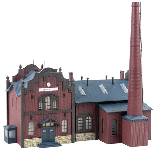 Fabrik mit Schornstein