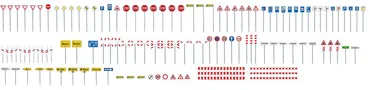 Verkehrsschilder-Set