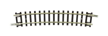 Gebogenes Gleis R4, 15°