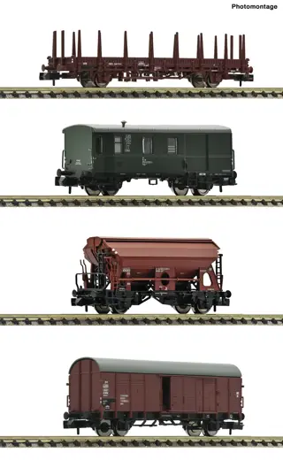 4-tlg. Set: Güterzug, DB