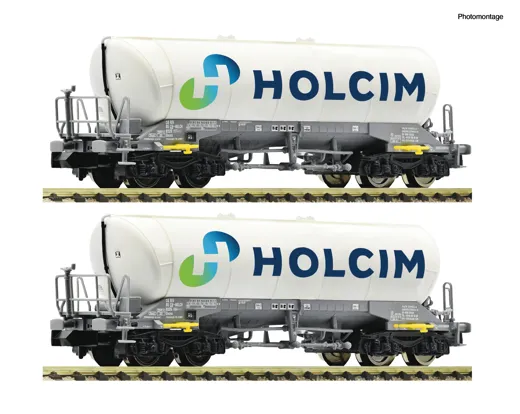 2-tlg. Set: Silowagen, Holcim