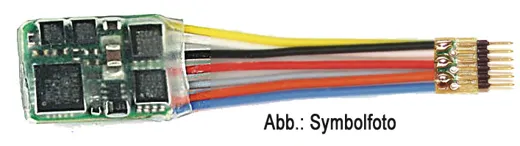 6-poliger Decoder mit Stecker (NEM 651)