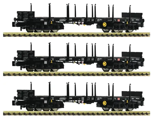 3-tlg. Set: Flachwagen, DB AG
