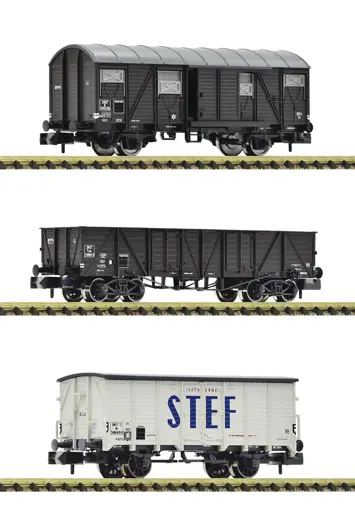 3-tlg. Set: Güterwagen, SNCF