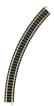 Gebogenes Gleis R2, 45°, 225,6mm