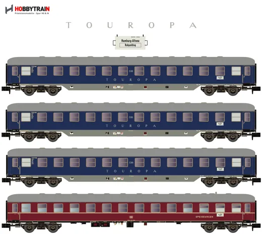 4tlg. TOUROPA Set 2 DB Ep.IIIb 3x Bcm53/WRtüm 51-60