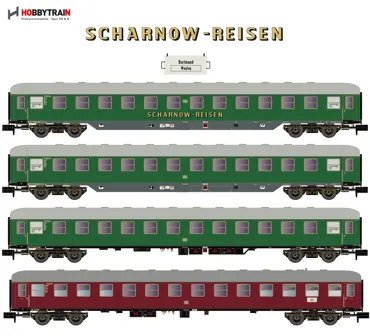 4tlg. SCHARNOW Set 2 DB Ep.IIIb 2x Bcm54/Bcm53/WRtüm 51-60