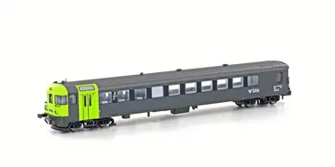 Autoverladezug Steuerwagen BDt BLS, Ep.VI, grün/grau