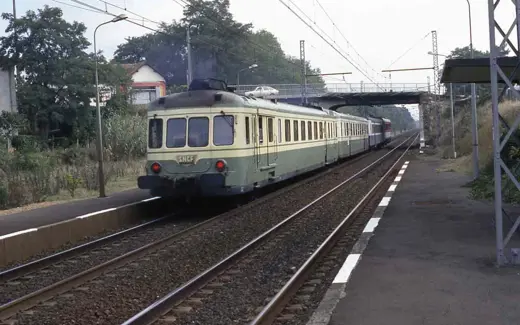 SNCF RGP2 D-Triebzug 2-teilig grün/gelb Ep.IV