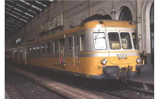 SNCF RGP2 D-Triebzug 2-teilig orange/met. Ep.IV