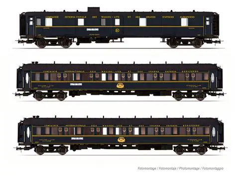 CIWL 3 Wagen Train Bleu Set 1 fourgon+2xLx Ep.III, Privatbahn