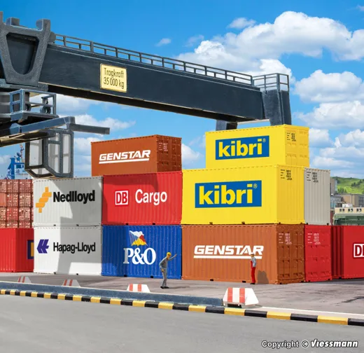 N 20-Fuß High Cube Container, 6 Stück