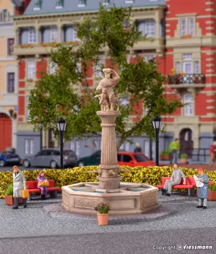 H0 Deko-Set Brunnen