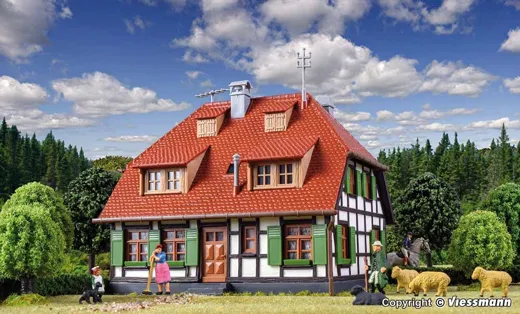 H0 Fachwerk Bauernhaus