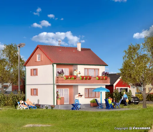 H0 Zweifamilienhaus
