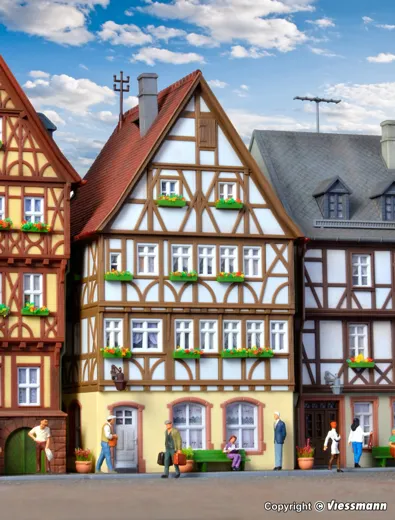 H0 Fachwerkhaus am Markt in M