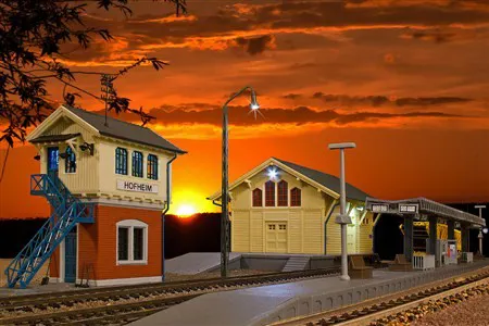H0 Set Rund um den Bahnhof