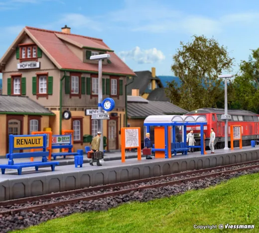 39558 H0 Bahnsteig Hofheim