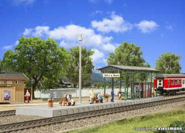 H0 Bahnsteig Zell inkl. LED
