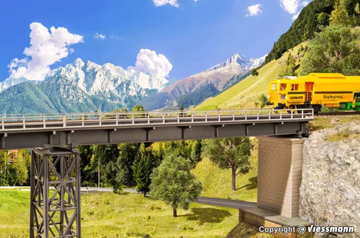 39705 H0 Stahlträgerbrücke gerade, eingleisig