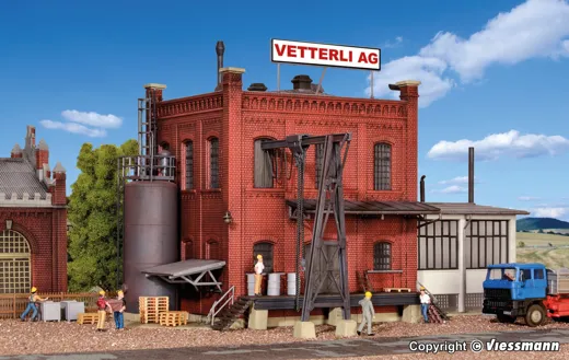 H0 Fabrik mit Anbau
