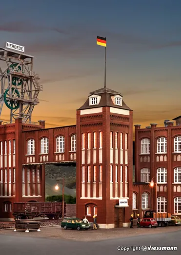 H0 Verwaltungsturm mit Ueberg
