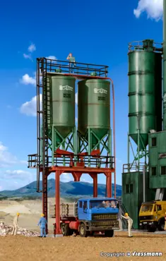 H0 Doppelsilo SchwarzBau