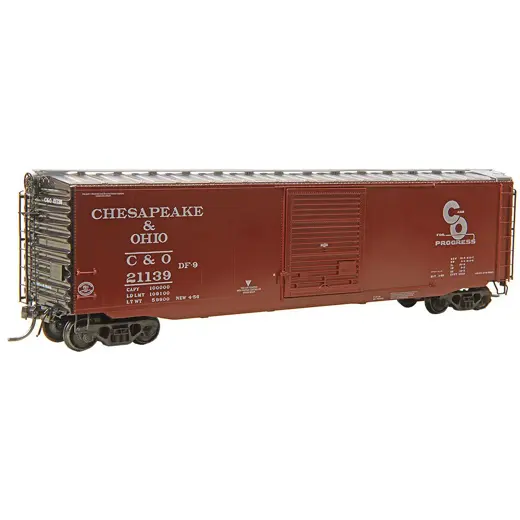 #6026  Chesapeake & Ohio C&O #21139 - RTR 50' PS-1 Boxcar