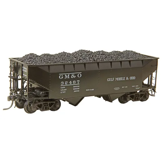 #7525 Gulf, Mobile & Ohio GM&O #32487 - 50 Ton AAR "Standard" 2 Bay Open Hopper