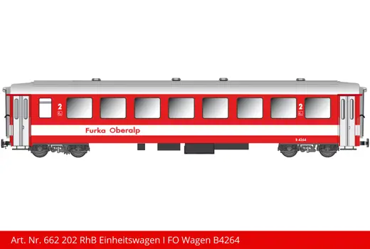 FO Einheitswagen rot/weiss B 4264