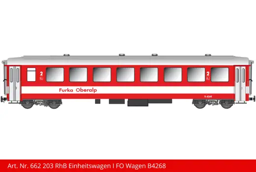 FO Einheitswagen rot/weiss B 4268