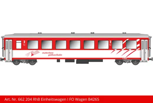 MGB Einheitswagen rot/weiss B 4265