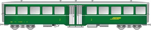 RhB Mitteleinstiegwagen leichte Bauart B2340 grün