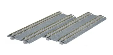 Gleis, 2-gleisig, mit Betonschwellen, gerade, 186 mm / 20-012