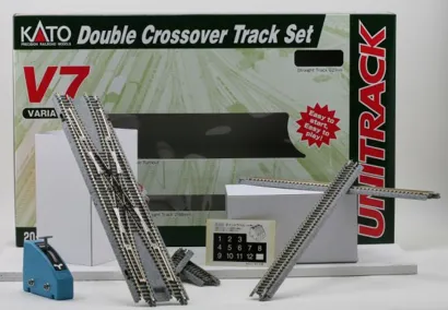 Kato Gleis Ergänzungs-Set Variation V11 – Für Spur N (1:160), UNITRACK System