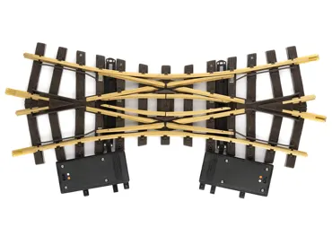 LGB Elektrische Doppelkreuzungsweiche Radius R2 22,5°