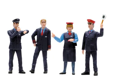 Figuren-Set Bahnpersonal Schweiz, RhB