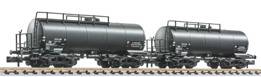 2-tlg. Set, 4-achs. Kesselwagen, NS, Ep.III