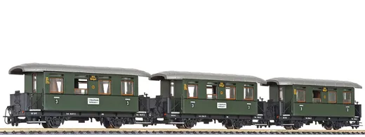 Personenwagen-Set „Öchsle“, 3-teilig, Öchslebahn, Epoche VI