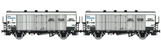 SBB 2er Set lfs Kühlwagen Interfrigo Ep III