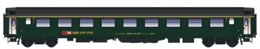 SBB UIC-X Am grün, Dach grau, Logo neu, Ep. IVb
