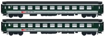SBB 2er Set UIC-X Bpm grün/grau V